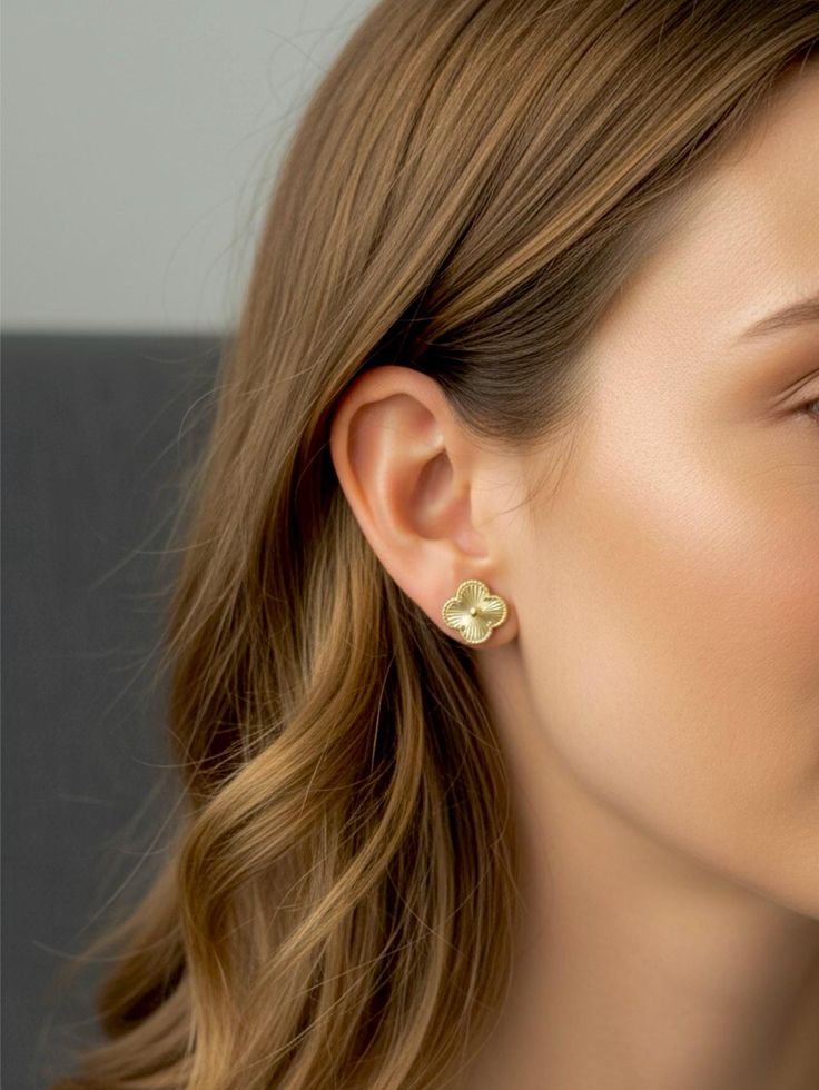 Gold Van Cleef Earrings