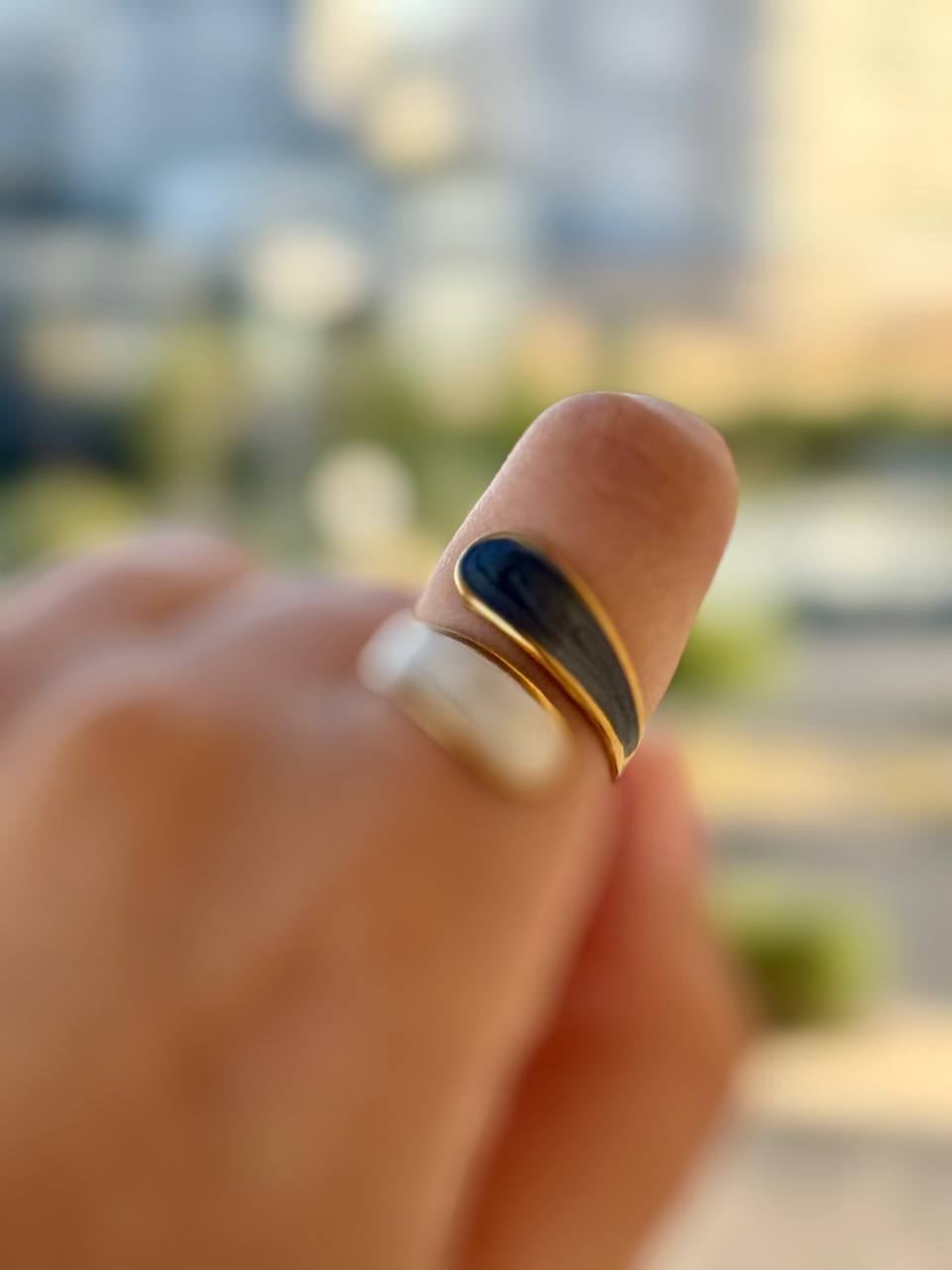 Black and White Ring