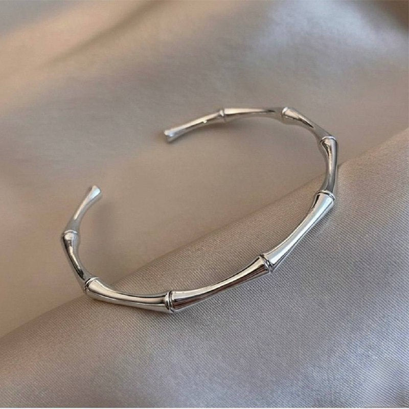 Silver Bone bangle