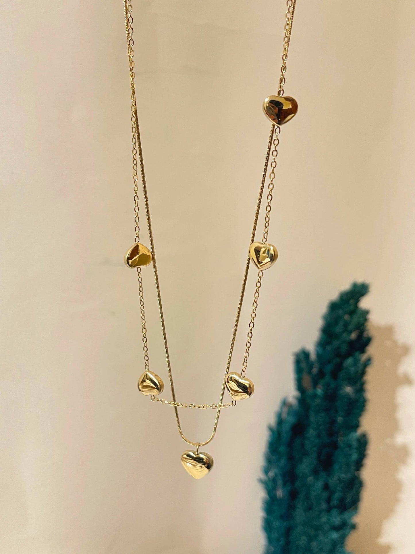 Double Hearts Necklace