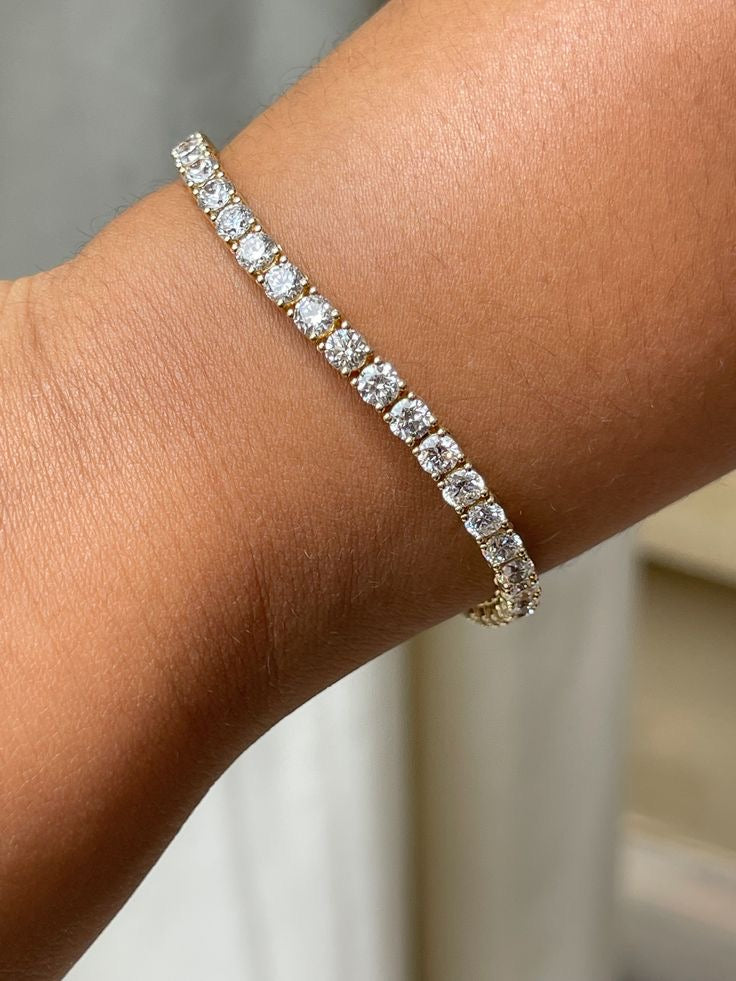 Gold Tennis Bracelet