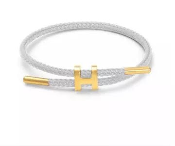 White Hermes Bracelet