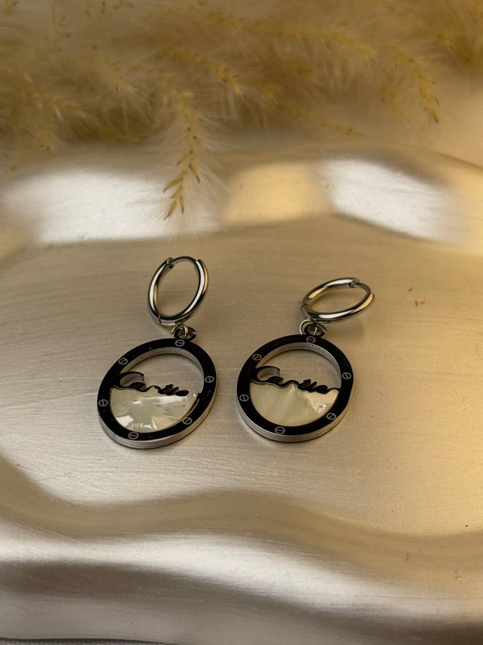 Silver Cartier Earrings