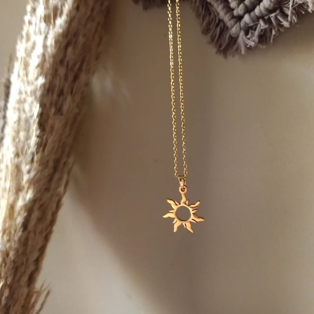 Rapunzel sun necklace
