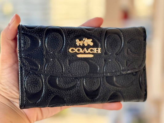 Black Coach Wallet